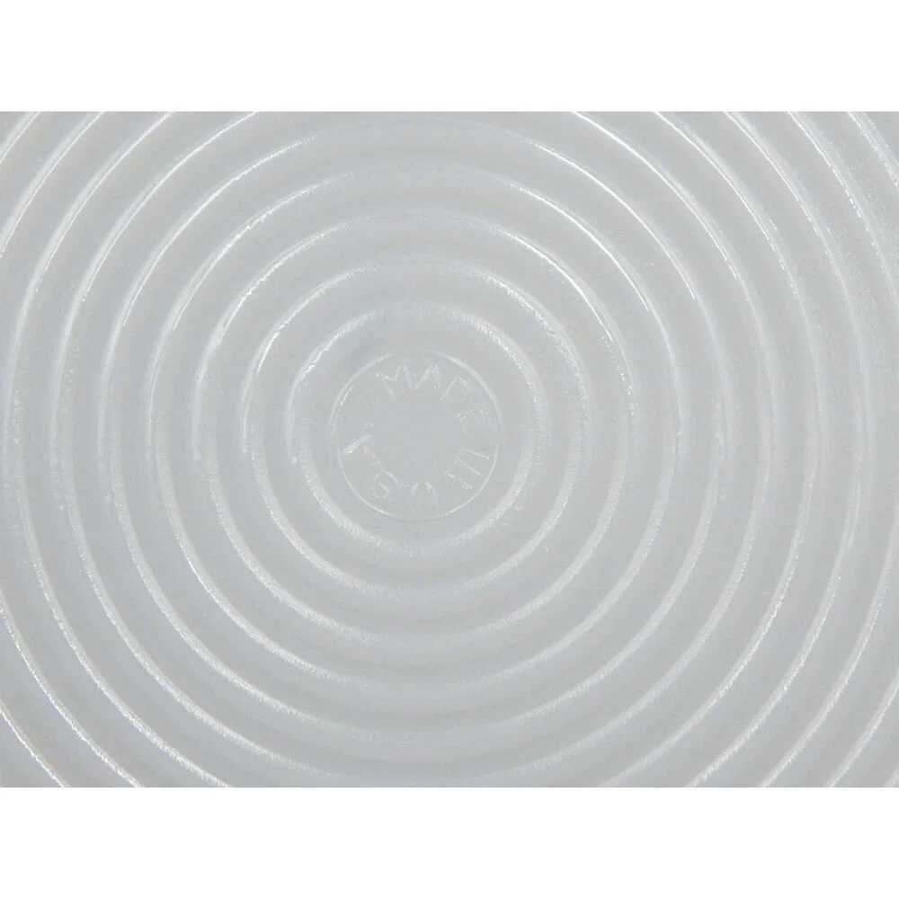 Macbeth Evans Monax Petalware 11 Inch White Milk Glass Dinner Cake Plate Salver